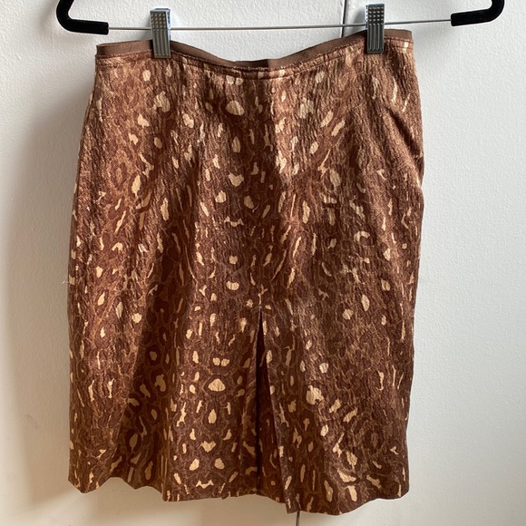 Cheetah print BCBG skirt sz 4 - Picture 1 of 3
